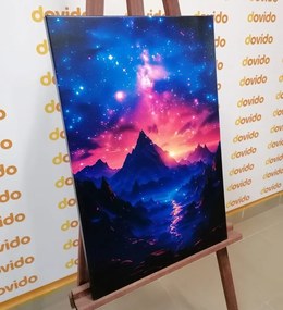 Картина на платно – Залез с нощно небе