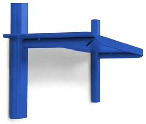 Син метален стенен рафт 60 cm Hola – Spinder Design