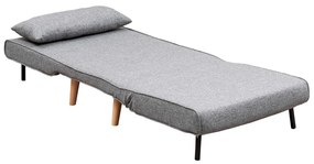 Светлосиво кресло Folde - Artie