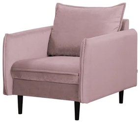 Кадифено кресло в цвят лавандула Juli – Ropez