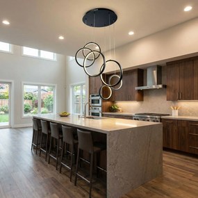 ВИСЯЩА ТАВАННА ЛАМПА APP1921-CP BLACK