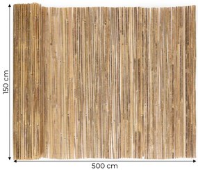 Бамбуков параван 150 cm x 500 cm