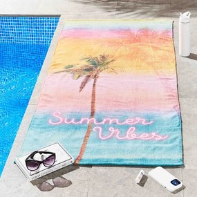 Памучна плажна кърпа от тери 76x160 cm Summer Vibes – Sassy B