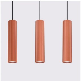 Висящо осветително тяло в тухлен цвят Gleam – Sollux