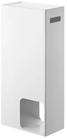 Бял диспенсър за тоалетна хартия Rin Stocker Tower - YAMAZAKI