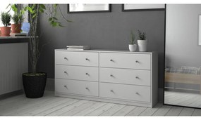 Бял скрин , 143 x 68 cm May - Tvilum