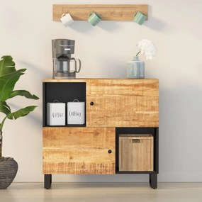 352921 vidaXL Сайдборд с 2 врати, 80x33x75 см, мангово дърво масив