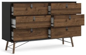 Тъмнокафяв скрин , 150 x 95 cm Ry - Tvilum