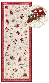 Червена пътека с коледен мотив със смес от памук 80x200 cm Toy's Delight Red Christmas – Villeroy&amp;Boch