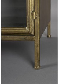 Метална витрина в златист цвят 100x80x38,5 cm Gertlush – Dutchbone