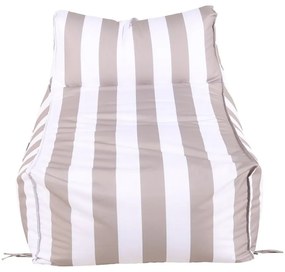 Градински чувал за сядане в бял и сив цвят – Bonami Essentials