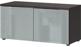 Сив шкаф за обувки с пейка Genova - Germania