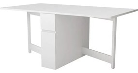 Бяла сгъваема многофункционална маса Kungla - Woodman