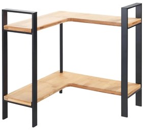 WENKO 53028100 - Поличка LOU 30x33 см черна/кафява