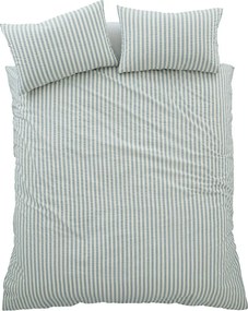 Синьо двойно 3 части спално бельо 200x200 cm Cotton Rich Woven Stripe – Pineapple Elephant