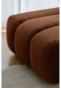 Теракотен ъглов диван (десен ъгъл/U форма) Shell – Miuform