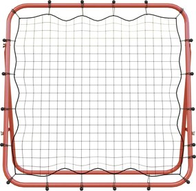 Регулируема рикошетна мрежа за футбол 96x80x96 см стомана и PE