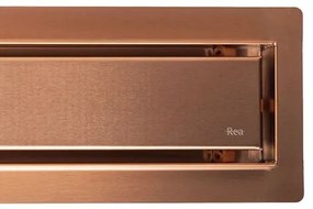 Линеен отводнител REA Neox pro Brushed Copper 100