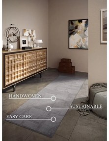Сива ръчно изработена вълнена пътека 80x250 cm Alexis – Villeroy&amp;Boch