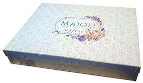 ЛУКСОЗНО ЕДИНИЧНО СПАЛНО БЕЛЬО "ФРАНК" В ЧЕРВЕНО /BAHAR TEXTILE/