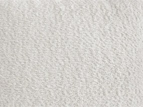 Бял ъглов диван от прежда с примки от букле (десен ъгъл) Azra – Bobochic Paris