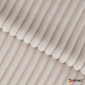 Бежов разтегателен диван от рипсено кадифе 256 cm Cotonn – ELTAP