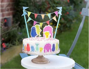 Комплект за декориране на торта "Чудовищата на света Monsters of the World - Rex London