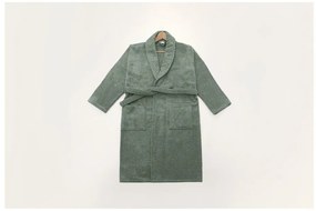 Зелен памучен халат за баня размер S/M - Foutastic
