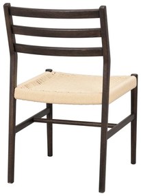 Трапезни столове в комплект от 2 бр. естествени/тъмнокафяви Harlan – Rowico