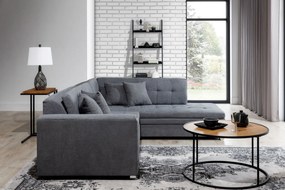 Ъглов диван Pueblo-Right-Gray Dark