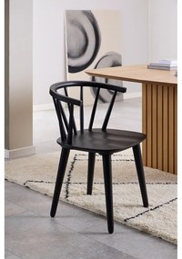 Черен трапезен стол Ida – Actona