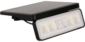 LED Solar екстериорен прожектор със сензор LED/8W/3,7V IP54 черен