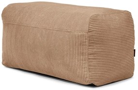 Кафяв пуф от рипсено кадифе Plus 100 Lounge – SLOWDOWN