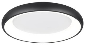 Черно LED затъмняващо се осветително тяло за таван Cardona – Trio