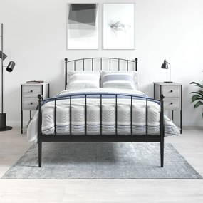 826100 vidaXL Нощни шкафчета, 2 бр, сив сонома, 32x42x70 см, инженерно дърво