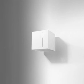 Бяла стенна лампа Pax – Nice Lamps