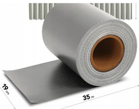 Светлосива лента за ограда 19 cm x 35 m - 1 бр.