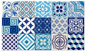 Комплект от 15 декоративни стикера за стена Seaside, 15 x 15 cm - Ambiance