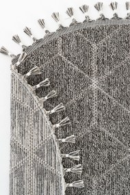 Килим Bukle 1408, цвят Сив, 100 cm см