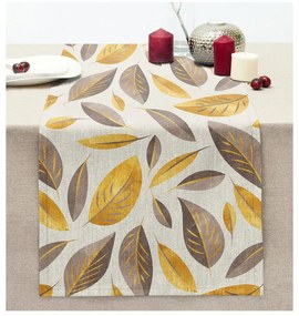 Покривка 40x130 cm Yellow And Brown Leaves – Mila Home