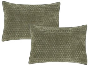 Калъфки за възглавници в комплект 2 бр. 50x75 cm Attica Velvet Embroidered – Bianca