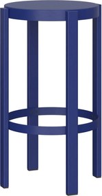 Син стоманен бар стол (височина на седалката 65 cm) Doon – noo.ma