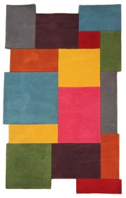Пъстър вълнен килим , 120 x 180 cm Collage - Flair Rugs