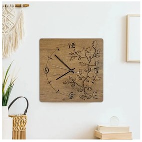 Li-Go 5499/DUB2 - Стенен часовник 40x40 см, 1xAA, дъб