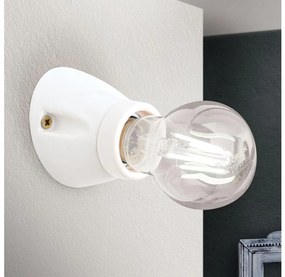 Orion - Стенно осветително тяло FROST 1xE27/60W/230V бяло