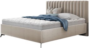 Тапицирано легло Morris-140 x 200-Ekrou