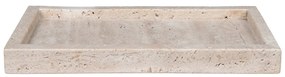 Каменен декоративен поднос 15x30,5 cm Travertine – House Nordic