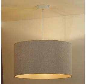 Duolla - Пендел ROLLER ECO RECYCLING 1xE27/15W/230V Ø 45 см кремав