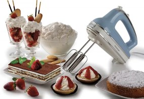 Разопакован: Ръчен миксер Ariete VINTAGE 1548/05, 450W, 5 скорости, Турбо, Небесносин