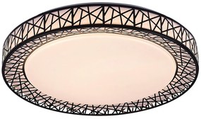 Nilin, плафон LED48W, D49cm, черен